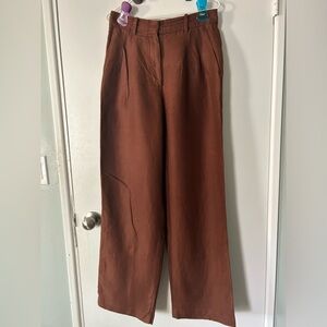 Aritzia Effortless linen pant